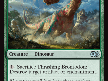 Thrashing Brontodon [Foundations Jumpstart] Discount