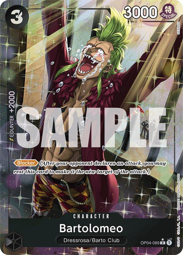 Bartolomeo (OP04-089) (Alternate Art) [Premium Booster -The Best-] Discount