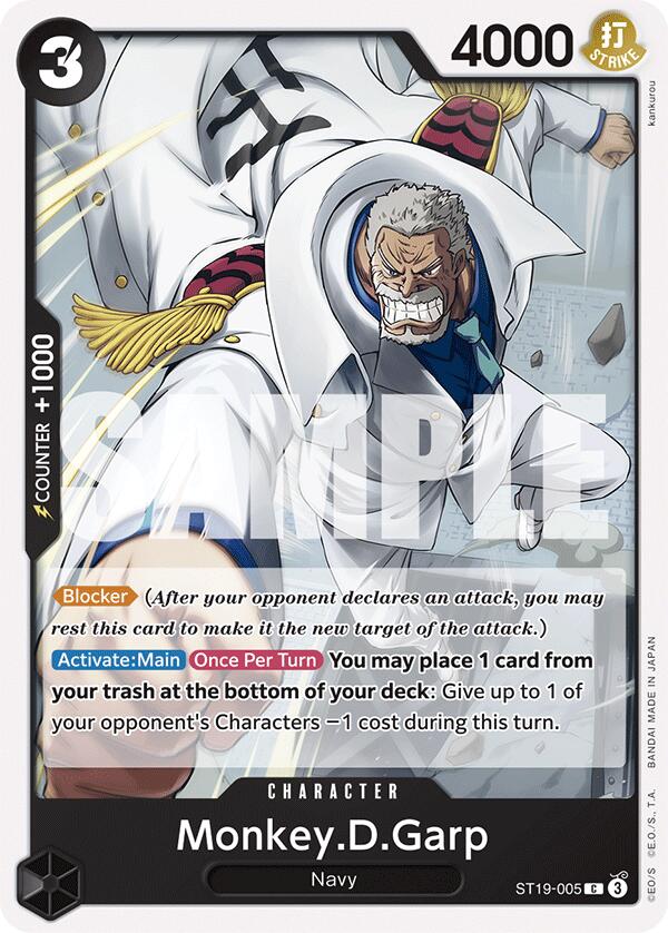 Monkey.D.Garp [Starter Deck: BLACK Smoker] on Sale