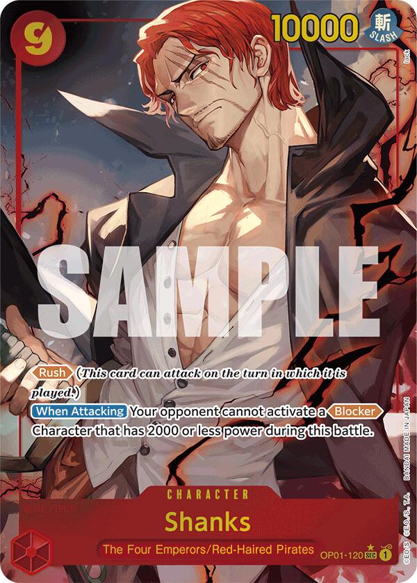 Shanks (OP01-120) (Alternate Art) [Premium Booster -The Best-] Sale