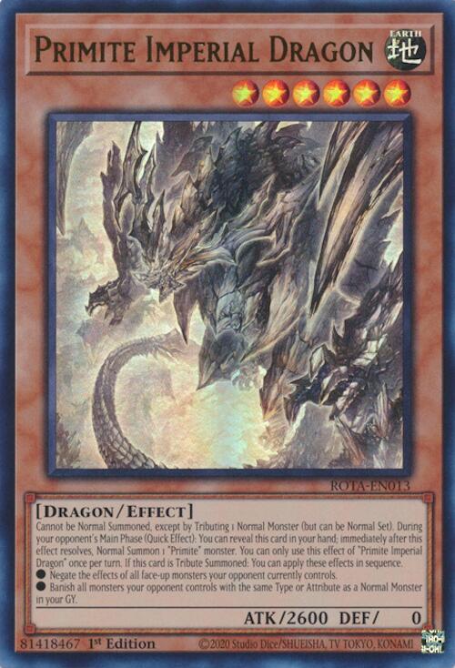 Primite Imperial Dragon [ROTA-EN013] Ultra Rare Discount