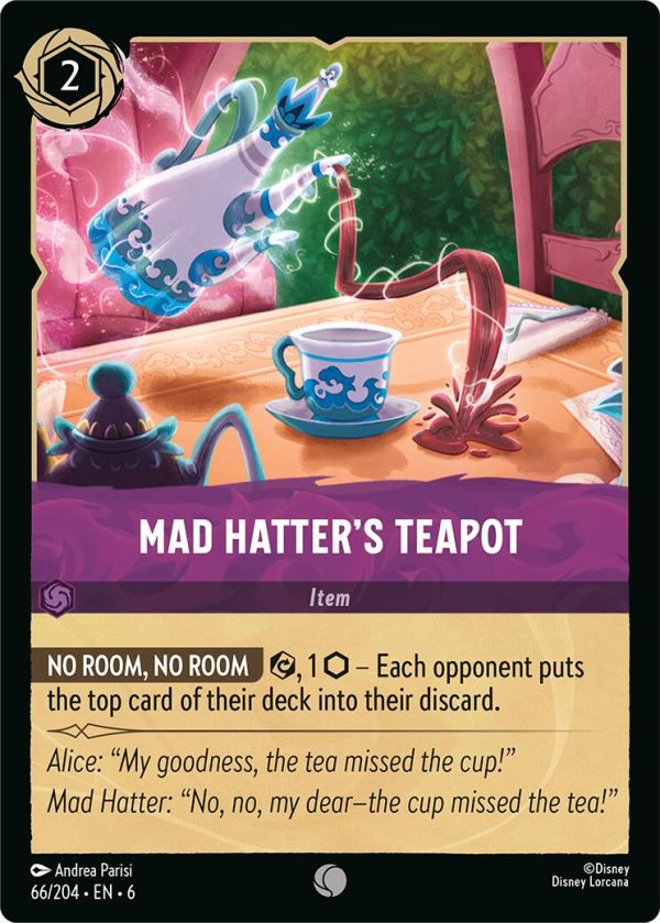 Mad Hatter s Teapot (66 204) [Azurite Sea] Sale