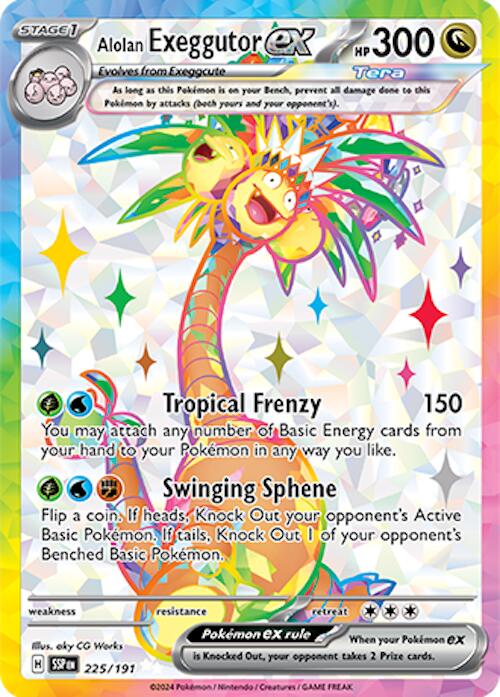 Alolan Exeggutor ex (225 191) [Scarlet & Violet: Surging Sparks] Online Hot Sale