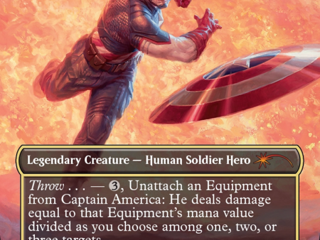 Captain America, First Avenger (Rainbow Foil) [Secret Lair Drop Series] Hot on Sale