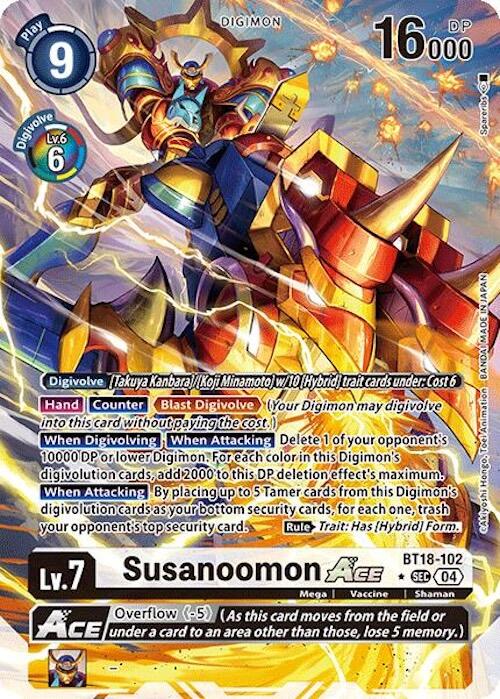 Susanoomon ACE [BT18-102] (Alternate Art) [Release Special Booster 2.0] Online Sale