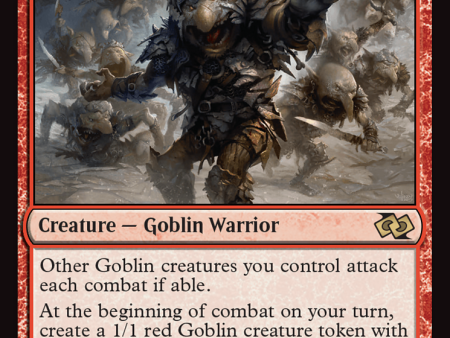 Goblin Rabblemaster [Foundations Jumpstart] For Discount