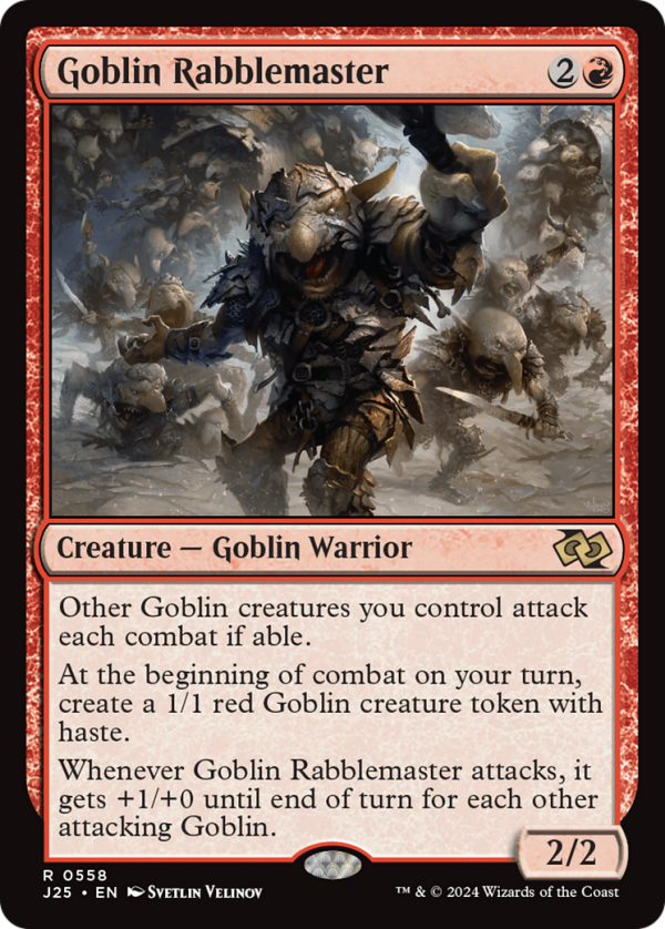 Goblin Rabblemaster [Foundations Jumpstart] For Discount