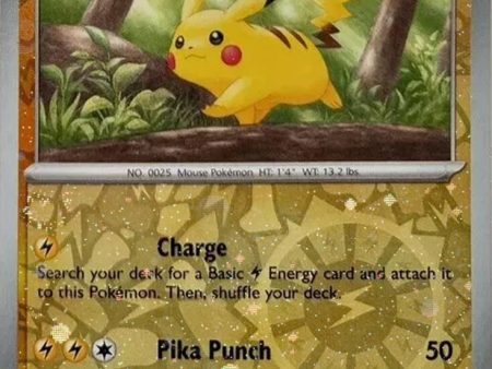 Pikachu (025 165) (Cosmos Holo) (Costco Exclusive) [Miscellaneous Cards] Hot on Sale