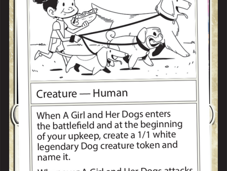 A Girl and Her Dogs [Mystery Booster 2 Playtest Cards] Fashion