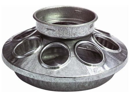 LITTLE GIANT ROUND JAR POULTRY FEEDER BASE GALV Supply