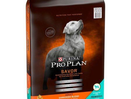 Purina Pro Plan Savor Adult Shredded Blend Chicken & Rice Formula Dry Dog Food For Cheap